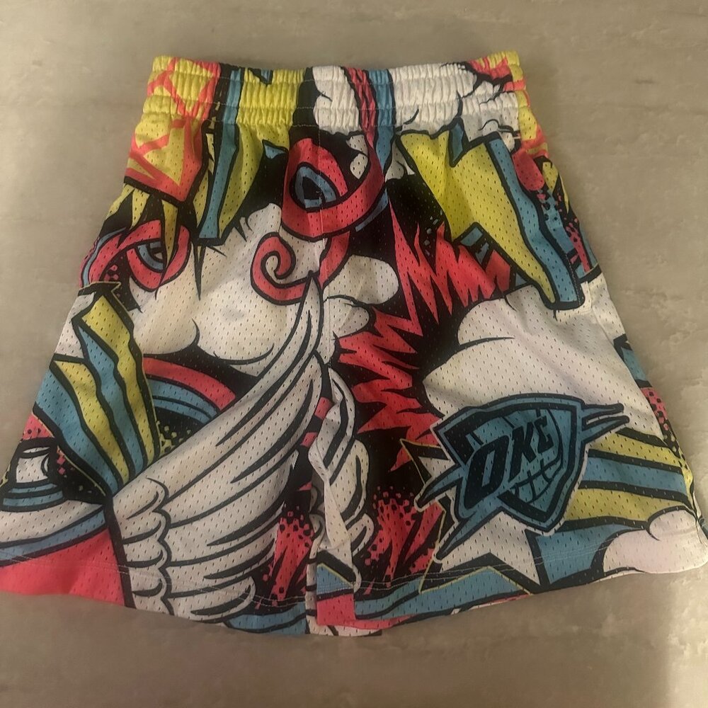 Oklahoma City Thunder NBA Brand multicolor basketball shorts